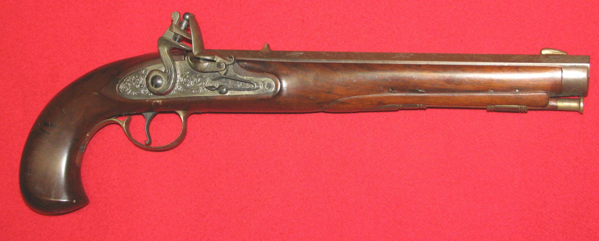 Schöne PEDERSOLI Steinschloss Vorderlader Pistole in CA. 44 – Bild 5