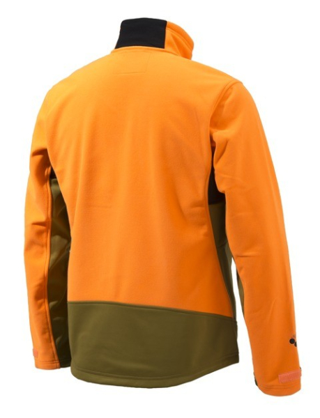 Beretta Softshell Jagdfleece Drückjagd-Jacke hellbraun-orange – Bild 2