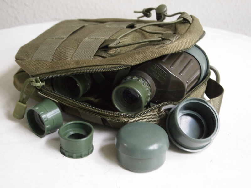 BW Set: Tasche für 8x30 Ferngläser + 2x Objektiv + 2x Sehschutzkappen für BW 8x30 Fero D16 – Bild 2