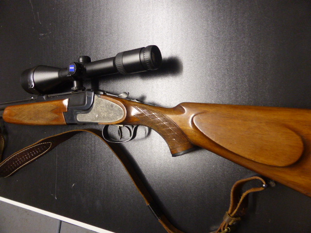 Bockbüchsflinte Brünner Super Luxus Kal. 7x57-12/70 – Bild 2