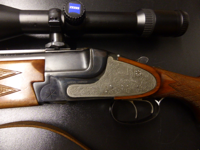 Bockbüchsflinte Brünner Super Luxus Kal. 7x57-12/70 – Bild 3