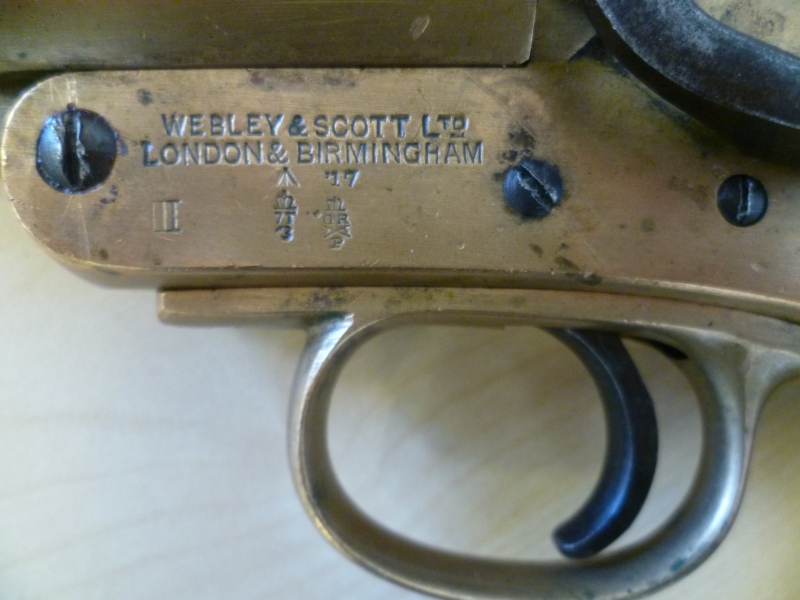 Signalpistole Webley & Scott No.1 Mk III 1917 – Bild 2