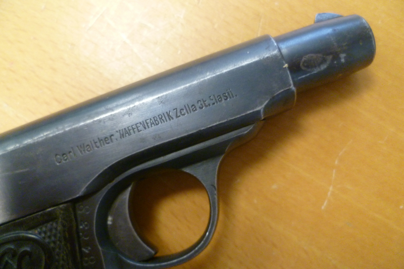 Pistole Walther Zella St. Blasii Modell 4 7,65mm Browning – Bild 3