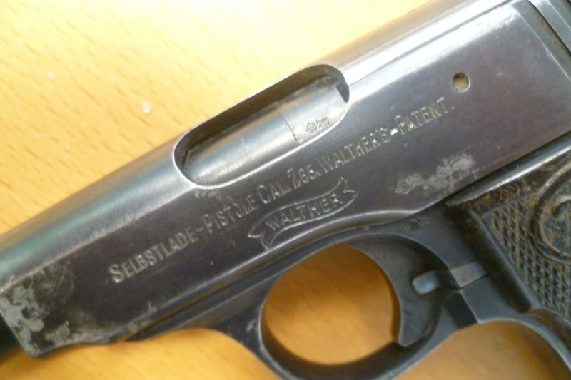 Pistole Walther Zella St. Blasii Modell 4 7,65mm Browning – Bild 5