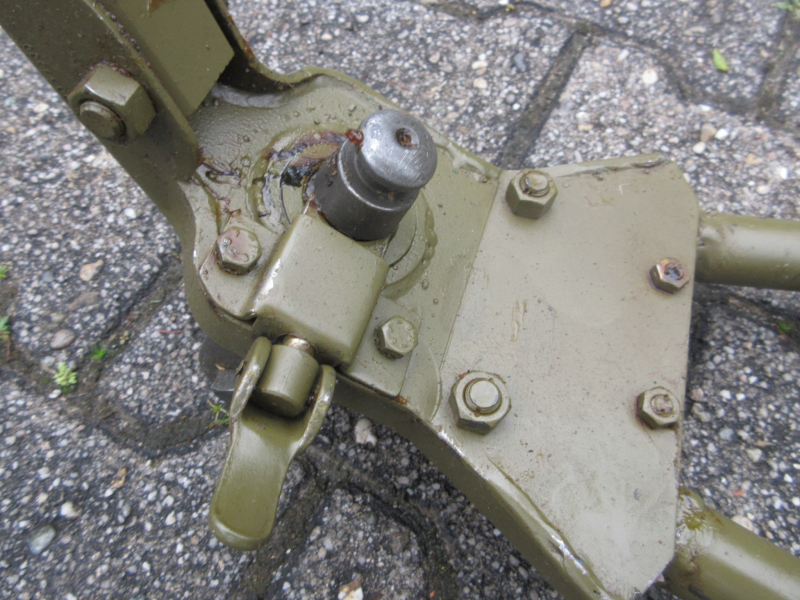 Original US Army WWII M2 Browning Tripod for M1919A4 Machine Gun Lafette & Wiege – Bild 4