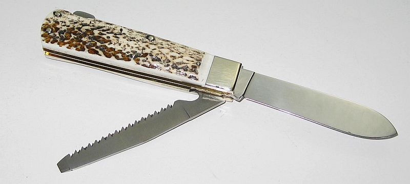PUMA, Solingen Jagdtaschenmesser 3-tlg. mit Säge Neu/Ovp – Bild 2