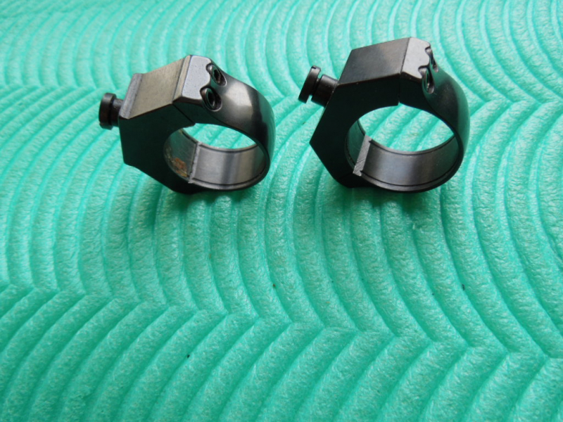 EAW Kipp-Fest-Montage RINGE aus STAHL f. ZFR m. 25,4/26mm Rohr BH 7,5 + 10,5mm NP € 189 Germany – Bild 3
