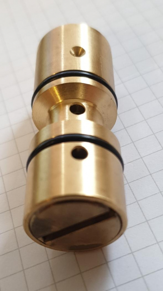 018119, ANSCHÜTZ, Druckregler (72 bar) Luftgewehr, Messing, geprüft NEU – Bild 2