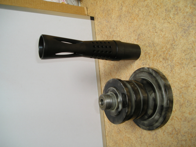 20mm BMG/BMK Mündungsfeuerdämpfer inkl- DEKO TOP ZUSTAND Flugabwehr- Panzer SPZ Marder – Bild 3