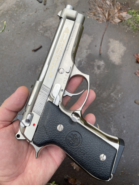 Beretta 92 FS golden INOX Kaliber 9mm Luger – Bild 5