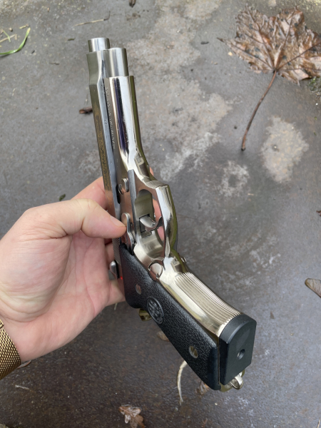 Beretta 92 FS golden INOX Kaliber 9mm Luger – Bild 4