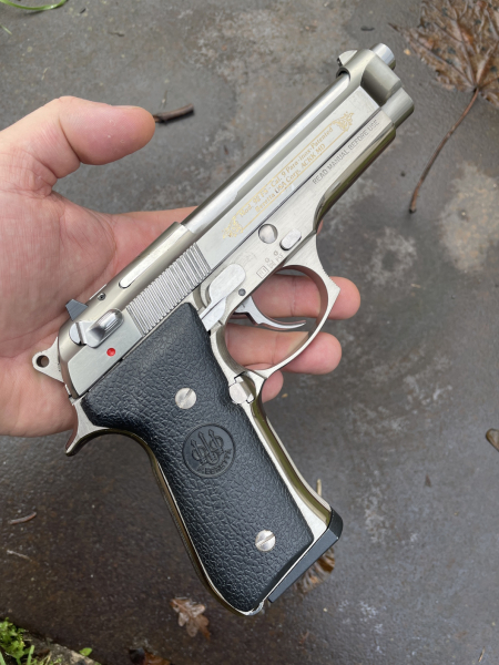 Beretta 92 FS golden INOX Kaliber 9mm Luger – Bild 2