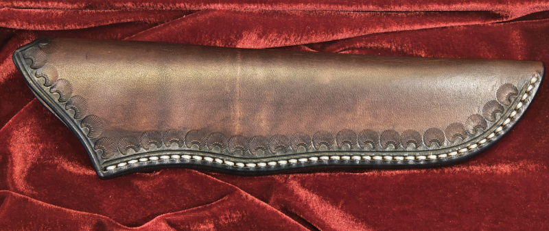 DNC "Danton" – RWL34 | Scrimshaw Rothirsch | Exklusives Jagdmesser | Mammutelfenbein | Sammlermesser – Bild 5