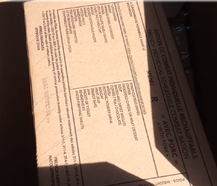 MRE EPA 24h Ration Frankreich NICHT 98k, k98k, k98, G43, STG44 – Bild 1