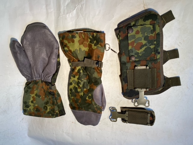 Infantrie Handschuhe Tarn Koppel Tasche No G3 Bowie Messer Bajonett – Bild 2
