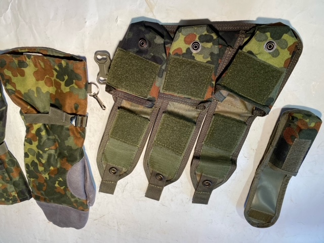 Infantrie Handschuhe Tarn Koppel Tasche No G3 Bowie Messer Bajonett – Bild 3