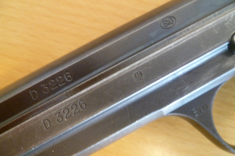Pistole SIG P210 BGS 9mm Luger – Bild 4