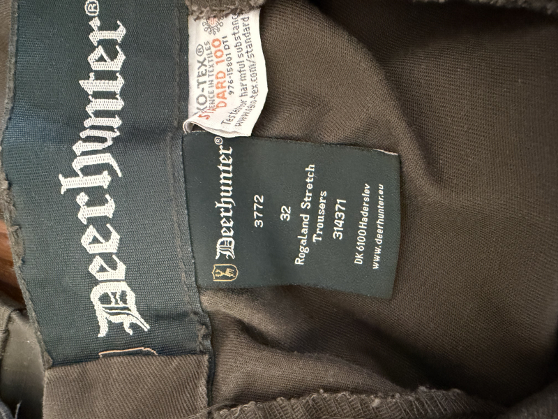 2 Jagdhose 1 ungetragen NEU Deerhunter mit Kappe USA Game Warden California Department Fish & Game – billede 4