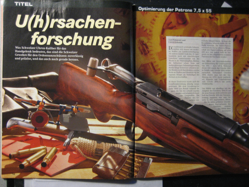 Visier - Heft : ** Schweizer Patrone 7,5 x 55 und der K 31 und K 11 ** – Bild 2