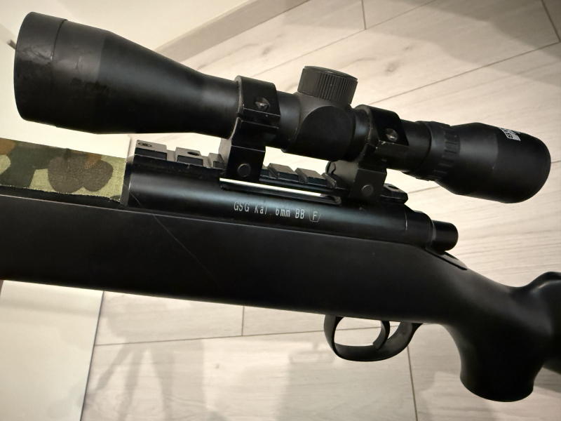 Airsoft GSG 6mm Gewehr mit Zielfernrohr – Bild 2
