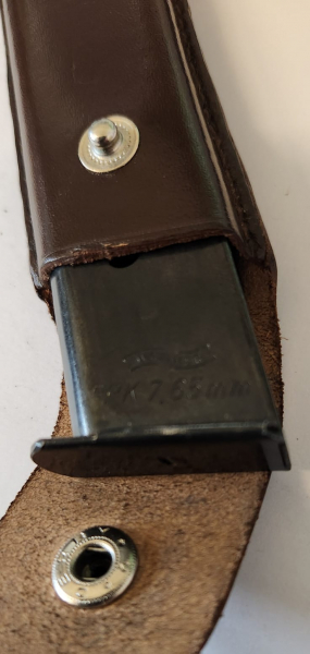 Magazin - Walther PPK - Original - 7,65mm - Lederfutteral (Selten/RAR) – obrázek 2