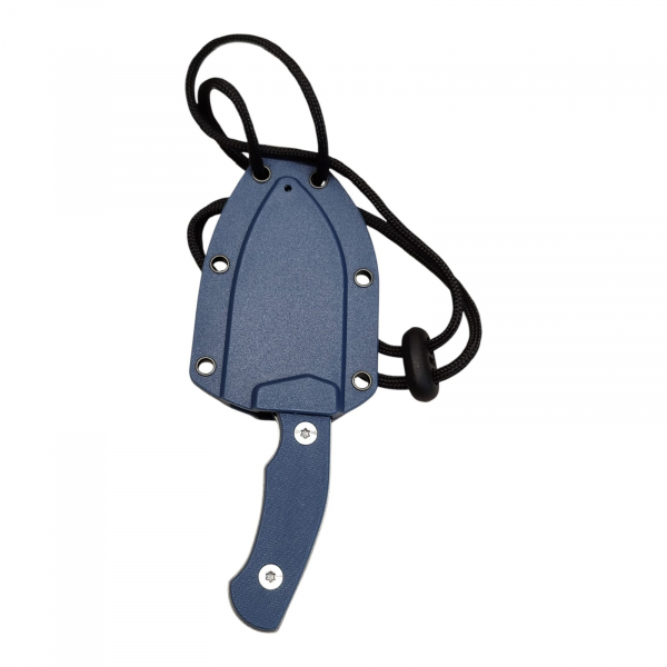 Neck Knife Messer -BLAU- | sehr scharf | Survival Outdoor Messer | Alltagshelfer – Bild 2