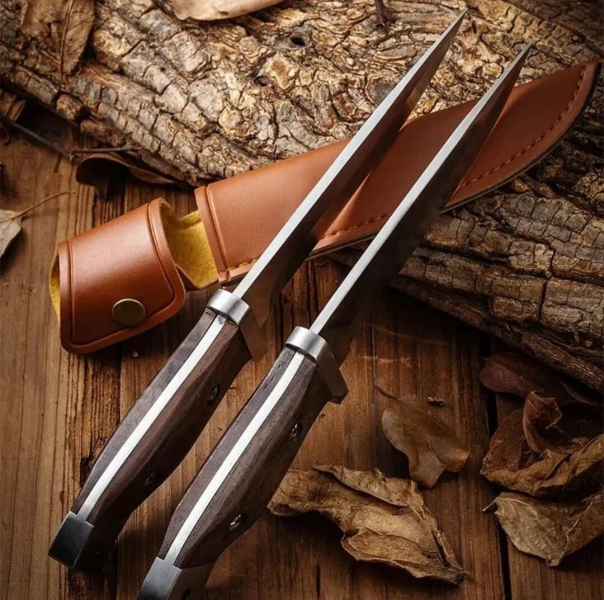 Jagdmesser / Bowiemesser Outdoor Camping Angel Messer Rostfrei – εικόνα 2