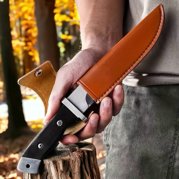 Jagdmesser / Bowiemesser Outdoor Camping Angel Messer Rostfrei – εικόνα 4