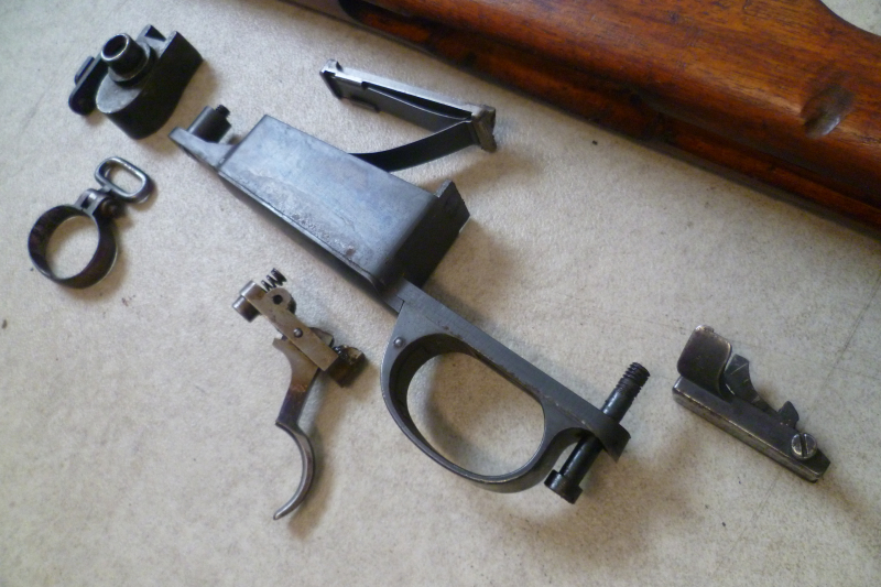 Ersatzteile und Schaft DWM Modelo 1909 Argentino – Bild 3