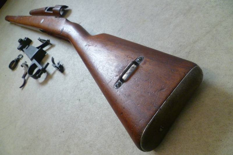 Ersatzteile und Schaft DWM Modelo 1909 Argentino – Bild 2