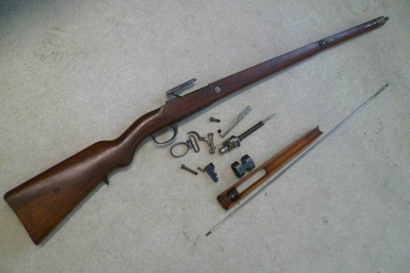 Ersatzteile und Schaft DWM Modelo 1909 Argentino – Bild 6