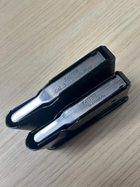 2 Magazine Sauer 80 90 - .300 Weatherby Magnum - selten – obrázek 2