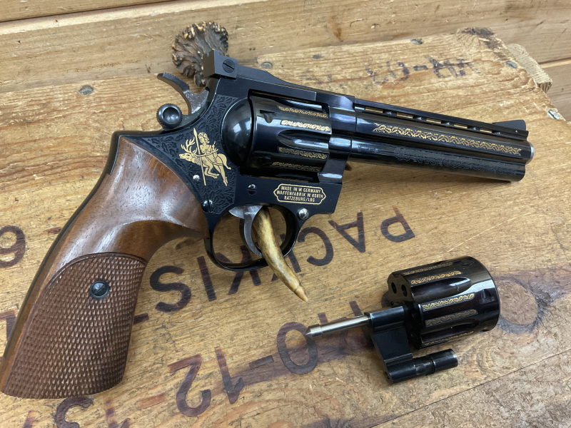 Willi Korth Serie 32 Jubiläumsmodell .22 Win Mag +Wechseltrommel .22lr Top aus Sammlung Wie Neu Selt – Bild 5