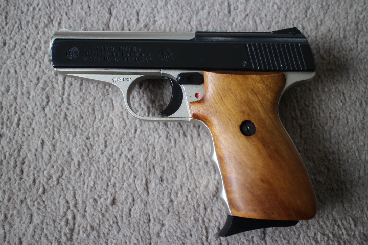 Röhner Mod. SM 80 Pistole Kal. 8 mm - PTB 267 – Bild 2