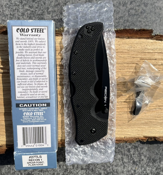 Cold Steel Recon 1, Spear Point, Plain Edge – image 2