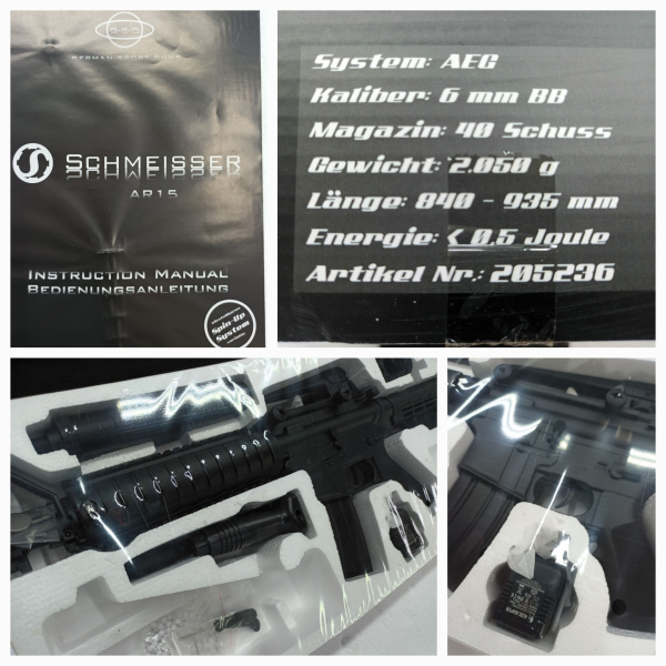 >!< *** PREISGESENKT aus unserer WERBUNG *** Schmeisser AR-15 *** NEU / OVP *** Vollautomat *** >!< – Bild 2