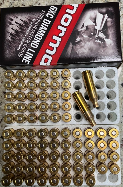 6XC 6mm XC Hülsen, 180 Stück mit ZH – billede 2