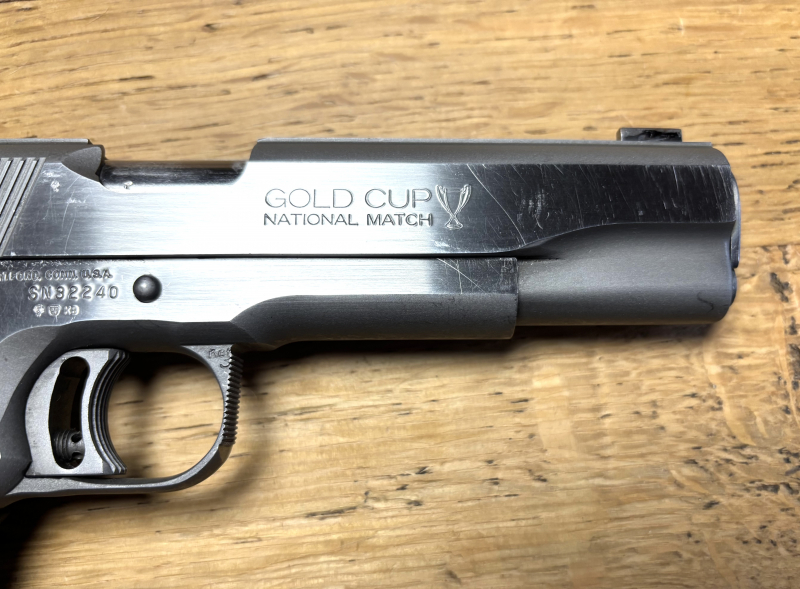 Pistole 1911 Colt MK IV Series 80 Gold Cup National Match, Kaliber: 45 Auto – Bild 4