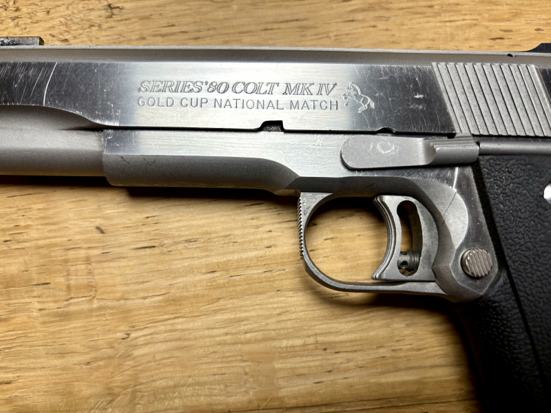 Pistole 1911 Colt MK IV Series 80 Gold Cup National Match, Kaliber: 45 Auto – Bild 2