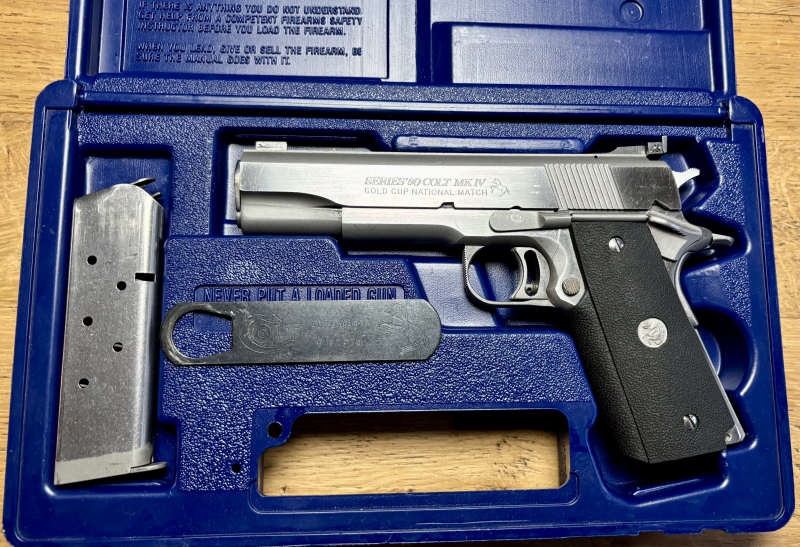 Pistole 1911 Colt MK IV Series 80 Gold Cup National Match, Kaliber: 45 Auto – Bild 6