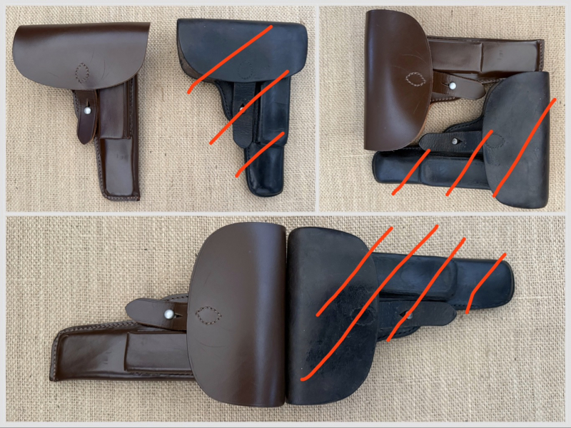 Unbek. Holster für SIG P210 M49 ? - No P08 P38 C96 – Bild 3