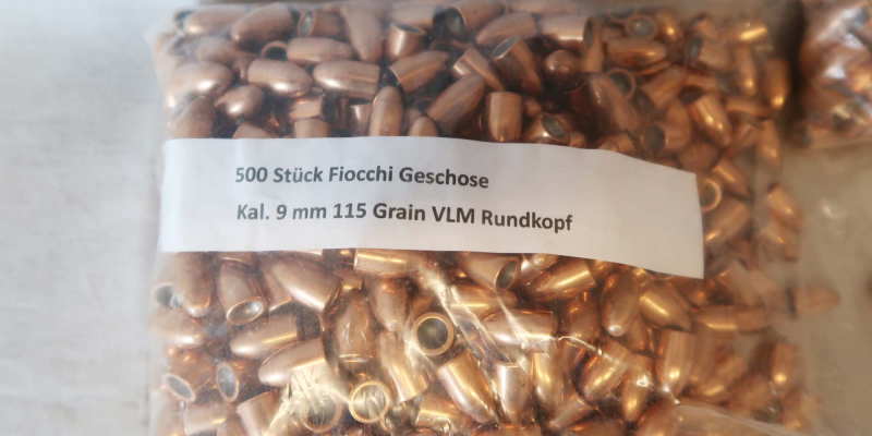 Fiocchi Geschosse 9mm – Bild 2