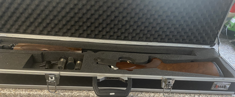 Bockdoppelflinte - Rottweil Mod. 700 mit Flintenkoffer – Bild 6