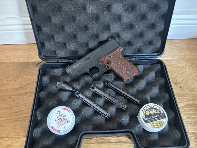 Röhm RG 300 Schreckschusspistole 6mm Flobert – Neuwertig, 3 Magazine + ca. 200 Schuss – nuotrauka 2