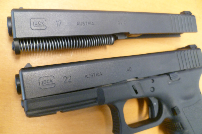 Pistole Glock 22 mit WS Glock 17 .40S&W und 9mm Luger – Bild 5