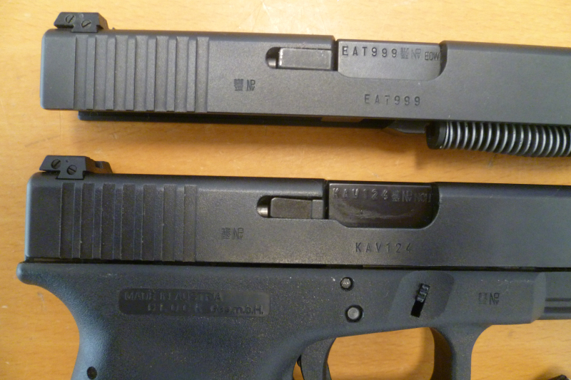 Pistole Glock 22 mit WS Glock 17 .40S&W und 9mm Luger – Bild 3
