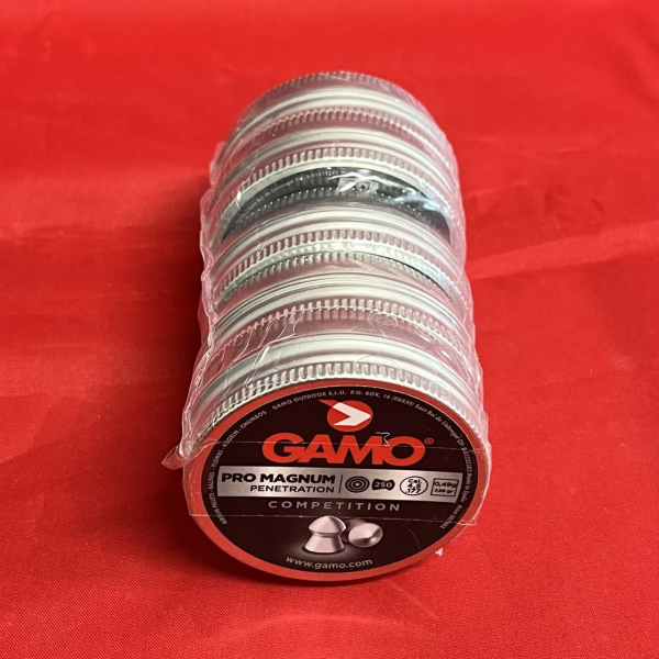 Gamo Pro Magnum 5er Set | Cal. 4,5mm .177 | 0,49g 7.56gr - 1250 Stk. Luftgewehrkugeln – Bild 2