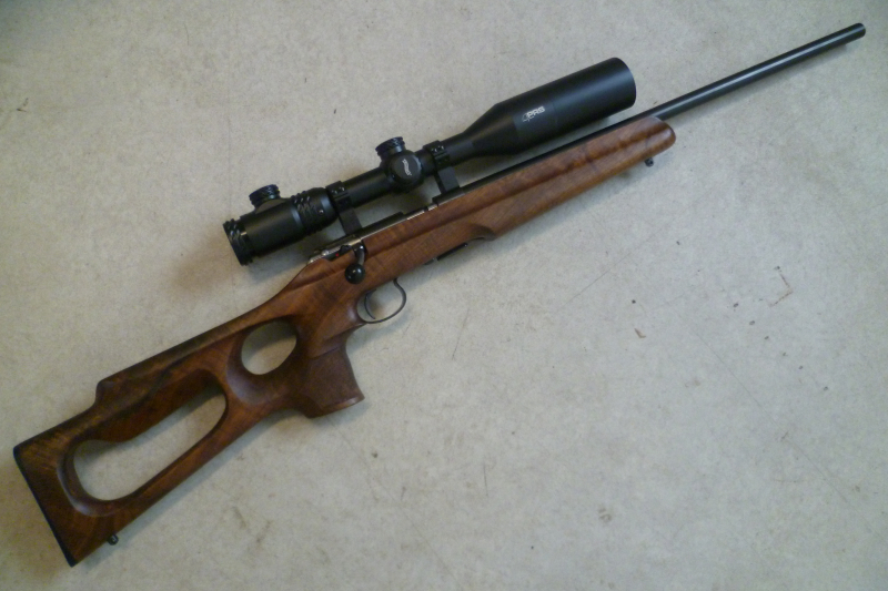 Repetierbüchse Anschütz 1416 Thumbhole .22lr. Lochschaft – stampa 4