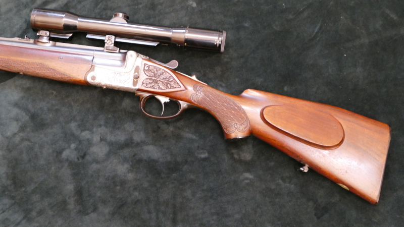 Krieghoff BBF Mod. Einschloß, Kal. 5,6x52R u. 16/76 mit ZF, unbedingt anschaun!! – Bild 4