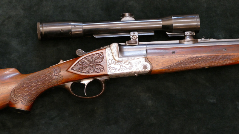 Krieghoff BBF Mod. Einschloß, Kal. 5,6x52R u. 16/76 mit ZF, unbedingt anschaun!! – Bild 2